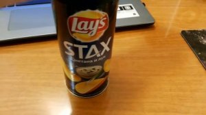 Лейс стакс (Lays STAX) Сметана и лук