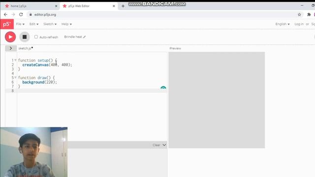 BEGINNERS JAVA CODING TUTORIAL 1.1 | P5.JS | HINDI | THE CODING KING
