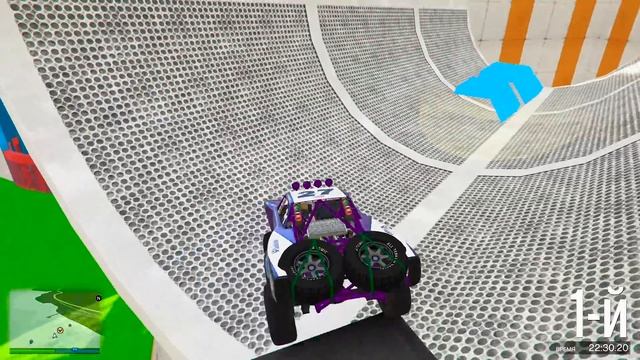 ВЕЛИКОЛЕПНЫЙ ПРЫЖОК! ПРОШЁЛ С ПЕРВОГО РАЗА,ПОКА ВСЕ СТОЯЛИ НА ОДНОМ МЕСТЕ -СКИЛЛ ТЕСТ В ГТА 5 ОНЛАЙ смотреть онлайн