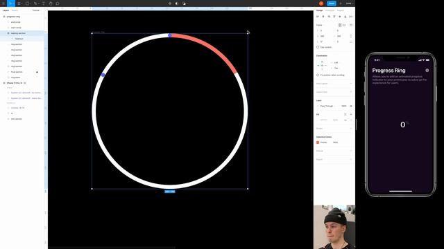 Animated Progress Ring | Figma Advanced Prototyping