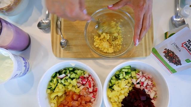 ? ОКРОШКА - 3 САМЫХ ВКУСНЫХ РЕЦЕПТА