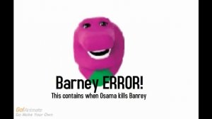 Super Mario Brothers 2 Got Abducted by Barney Error