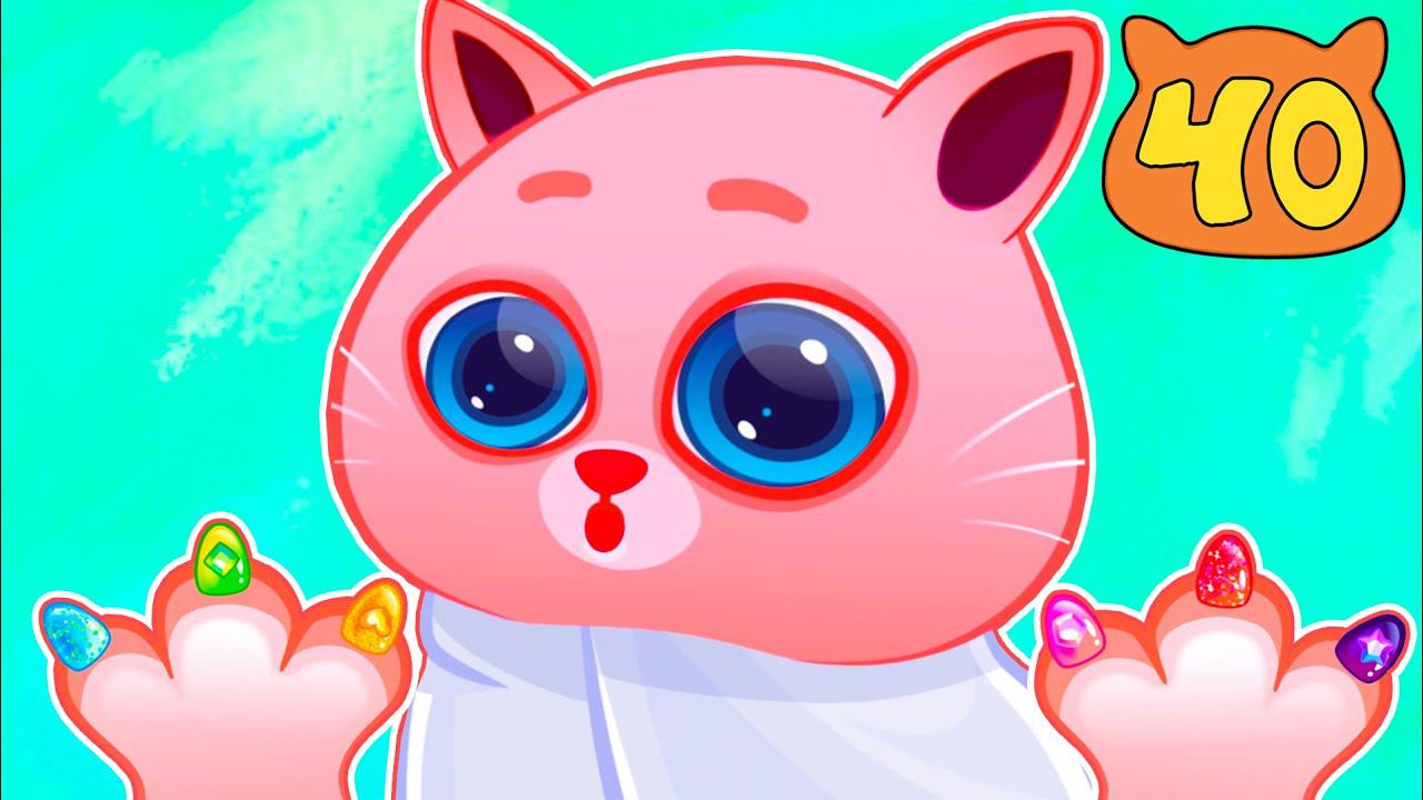 Суровый КОТИК БУБУ №40. Салон красоты. Маникюр. Мультик ИГРА про котят на канале Хвостик ТВ смотреть онлайн