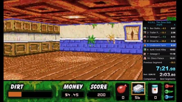 H.U.R.L. Slob Zone - Any% Speedrun in 14:42 смотреть онлайн