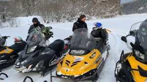 brp ski-doo skandic 600 e-tec  YAMAHA RX-1 MTX  Зима Сибири