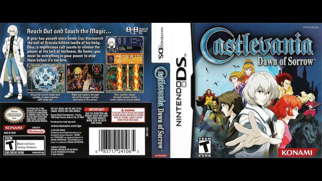 Посмотрим на Castlevania: Dawn of Sorrow (NDS) Теперь Дракула добрый?