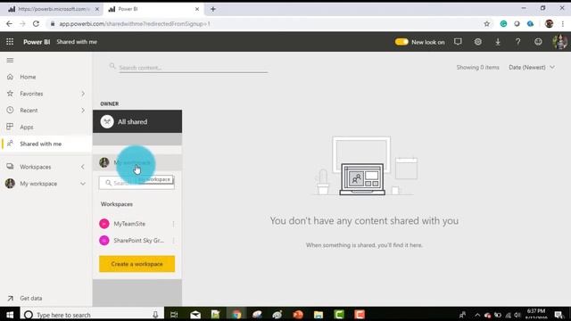 Power Platform: Power BI Online Services Tour (Pro License)