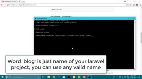How to install laravel latest version on xampp