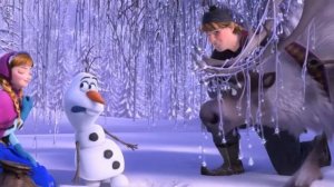 Холодное сердце/Frozen/Знакомство со снеговиком Олафом/Что это  у Вас за осёл странный?Смешной Олаф