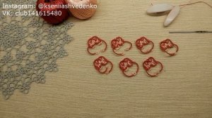 МК Браслет из одного мотива. 4 вариант. Фриволите/Анкарс/Tatting.Full HD