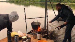 Сплав на плотах по реке Дон. 9 сухопутных на воде.