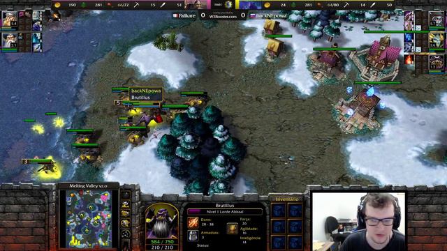 WARCRAFT 3 REFORGED: JOGO INSANO COM HERÓIS OFFMETA!!! WC3 remaster análise de replay PT-BR