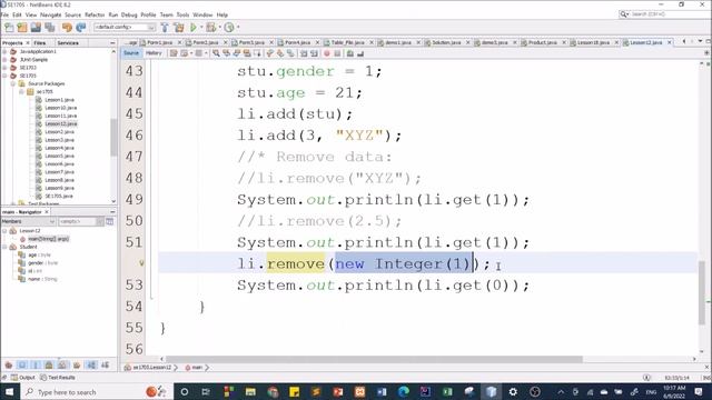 Java-SE1705: Slot 11. ArrayList với Generic смотреть онлайн