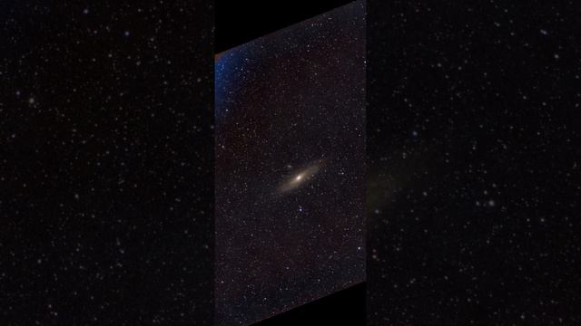 Zooming in on the Andromeda Galaxy with canon kit lens #space #universe #science