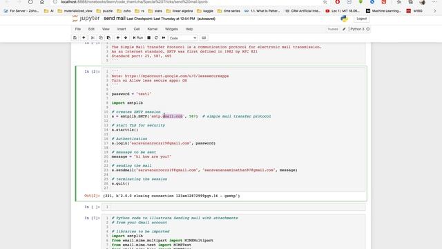 Python Mail | Simple Code |Developer Community