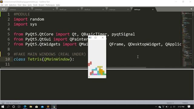 Python Game Tetris