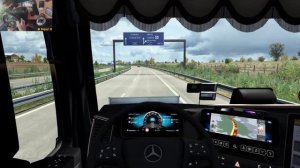 Mercedes Actros L 1846 in Promods | Kassel - Zgorzelec | ETS2 Gameplay 4K + wheel cam