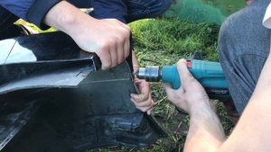 Тюнинг БМВ е39 за копейки! Установка губы бмв е39!