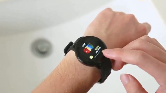 Bilikay V11 Waterproof Sports Smart Watch for Android / iOS - Black Gearbest Review Price смотреть онлайн