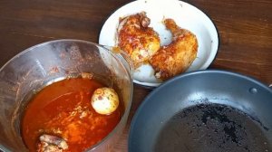 Куриные окорочка с макаронами