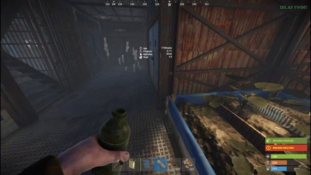 Rust постройка теплички, создание своего хозяйства
