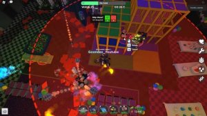 Explosive Towers at a Pizza Party Roblox Tower Defense Simulator