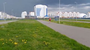 Лыжероллеры. Тренировка на технику.