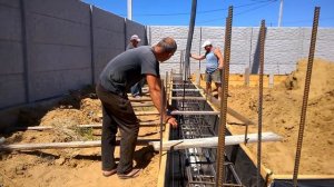 Устройство ленточного фундамента на подушке.