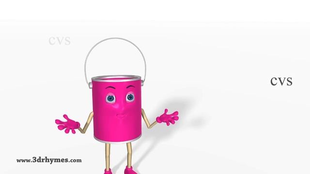 Color Songs - 3D Animation Learning Colors Nursery Rhymes For Children