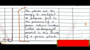 Lesson plan on Photosynthesis | Biology lesson plan | Science lesson plan