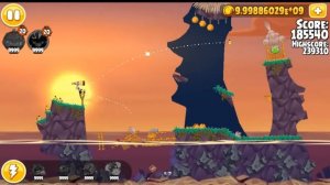 Angry Birds Seasons The Pig Challenge Let's play (4 stars)