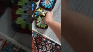 Вяжем крючком кофту из мотива,,Бабушкин квадрат'' (2)