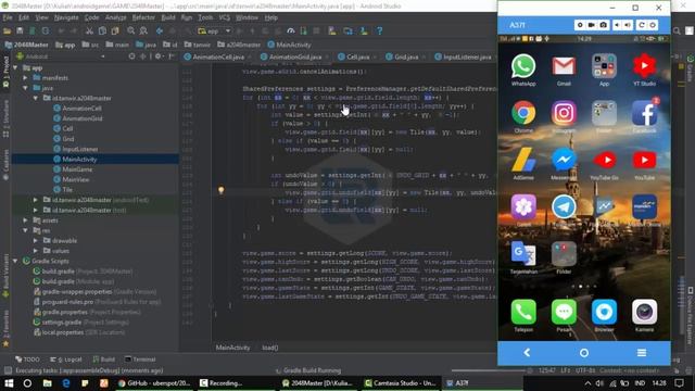 Android Studio - Beginner Make Game 2048 Simple