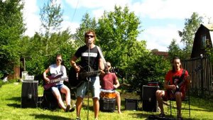 Fire, water, burn.  Live. ("The roof is on fire."  Cover. Bloodhound gang)