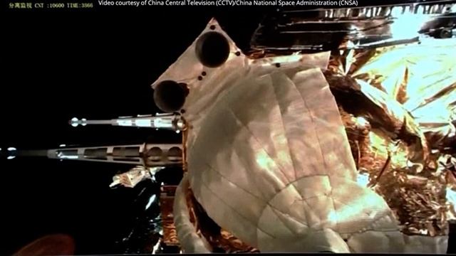 Момент Взлёта Чанъэ 5  с Луны .   Китай , China , Чанъэ-5 ,  嫦娥五號 chang’e