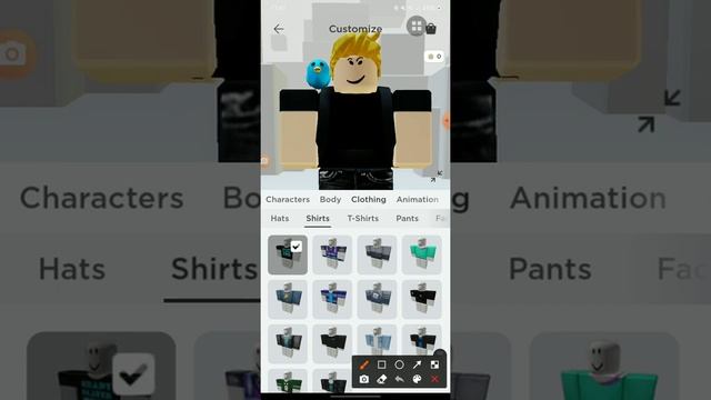 как сделать чёрную футболку в роблоксе