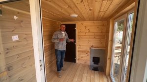 Каркасная баня 2,4 на 6 метров