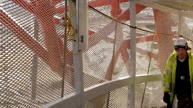 Walking down the The ArcelorMittal Orbit - 21st Feb 2012 - London Olympic Park #4 смотреть онлайн