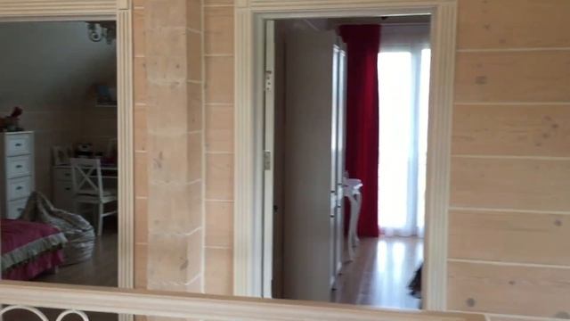 Очень красивый двухэтажный дом из бруса, который вы никогда не видели, обзор дома из клееного бруса смотреть онлайн