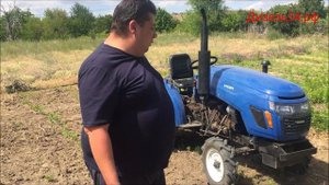 Отзыв от покупателя Русич Т-220. Почвофреза 1-GQN в работе.