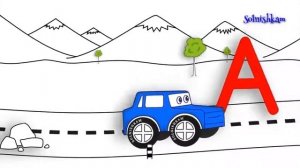 Изучаем цифры и буквы  поем русский алфавит вместе с любимыми машинками