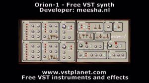 Orion-1 - Free VST synth - vstplanet.com