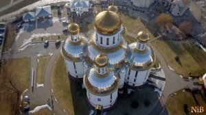 Свято-Воскресенский собор в Бресте, съемка с дрона