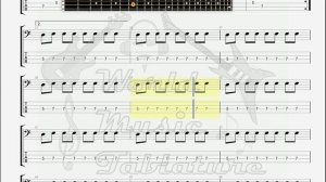 Deep Purple   Black Night BASS GUITAR TAB