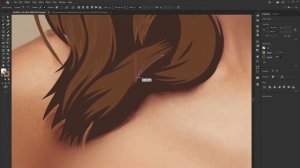 How to make Vector Hair in Illustrator | Hair Art Tutorial Illustrator | Vector Hair