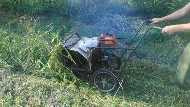 Мульчёр из бензопилы смотреть онлайн