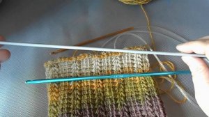 Тунисское вязание. Особенности и хитрости тунисских крючков #ЛюдмилаТен