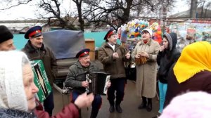 Донские казаки в Обливской.