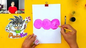 Простые рисунки КРАСКАМИ ? РыбаКит папа рисует