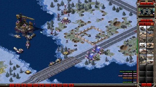 Red Alert 2: REBORN [MOD] - 3x5 people VS AI | Konchatel, PlavskTheZone, RopeR смотреть онлайн